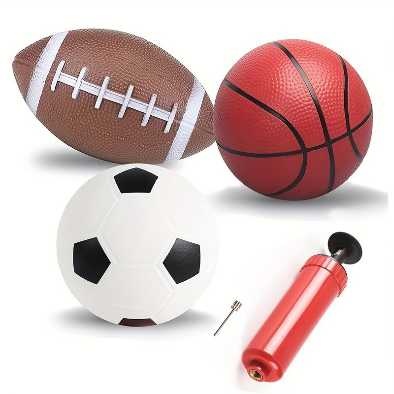 Outdoor Sport An - 3 ballons de football, de basket-ball