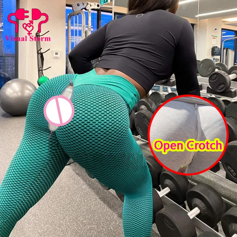 Outdoor Sport Leggings - Leggings sexy pour femme à entrejambe