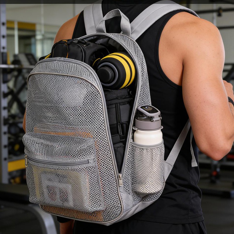 Outdoor Sport Bag - Sac à dos en maille respirante,
