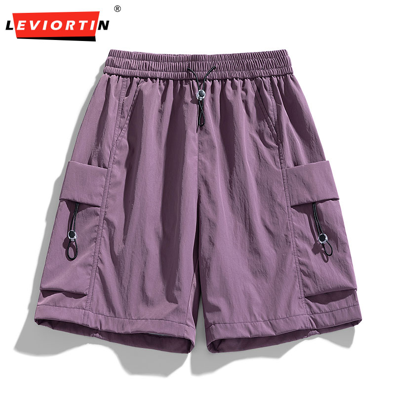 Short cargo d'été en soie glac - Outdoor Sport Gym avis et prix