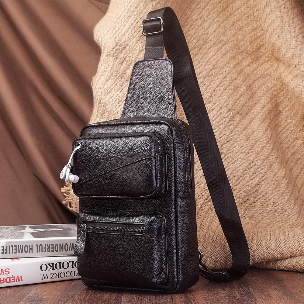Sac de poitrine en cuir vérita - Outdoor Sport Bag avis et prix